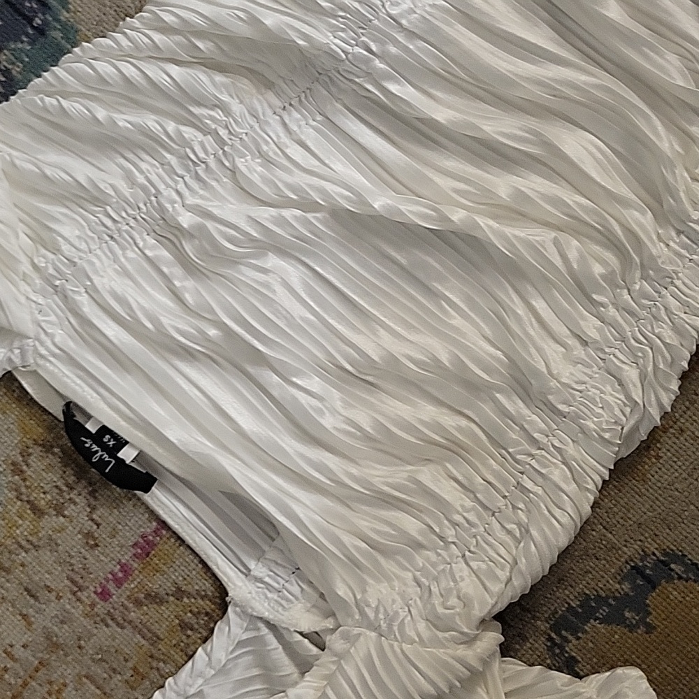 NWT Ruched Bodysuit Top - Picture 8 of 10